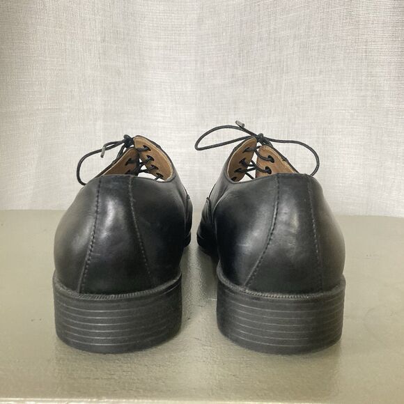 Florsheim Men\'s Sz 11.5 D Corbetta Bike Toe Oxford Shoes 14039-001 Black Leather main image 4